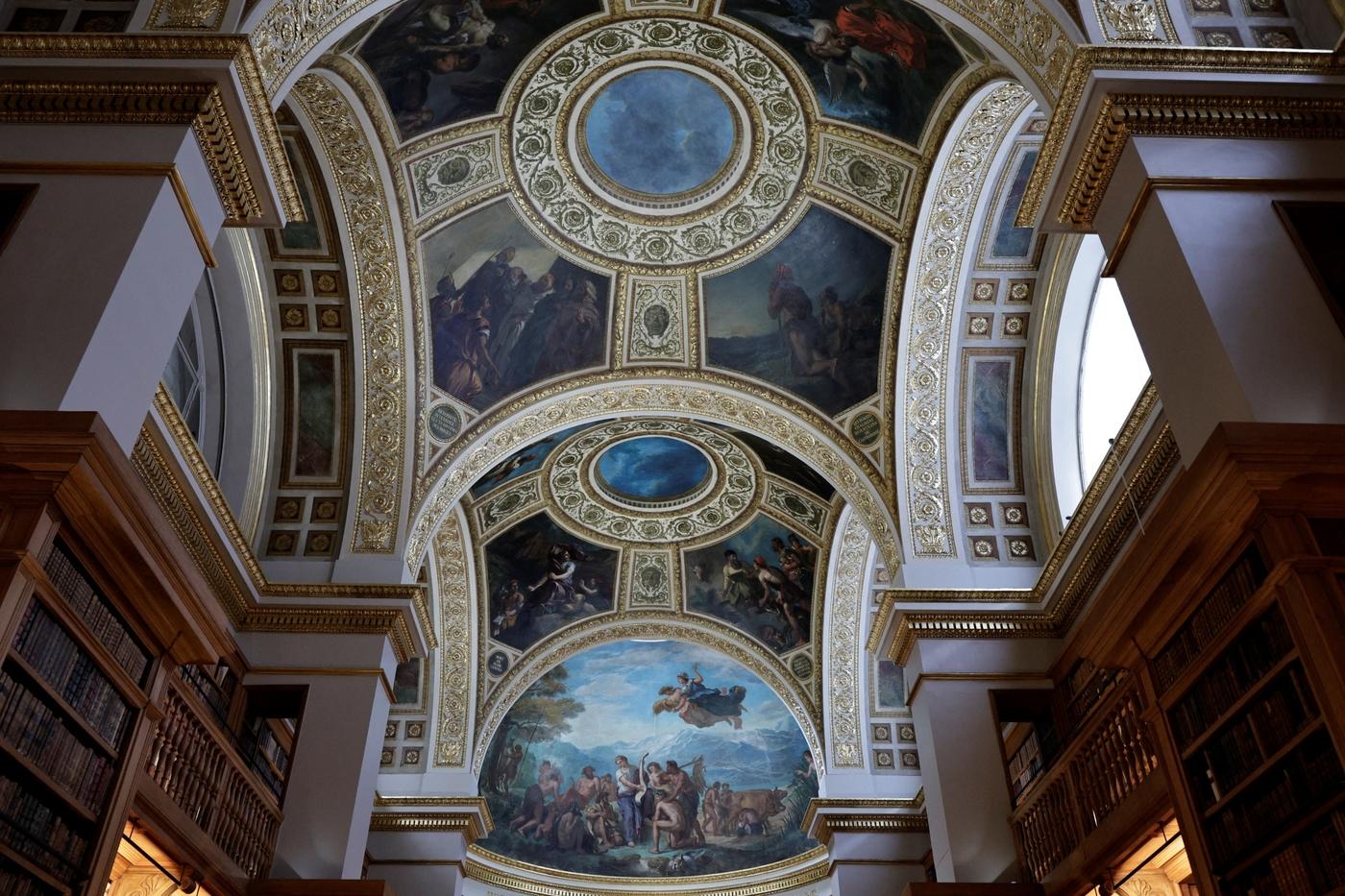 Les plafonds de Delacroix pour l'Assemblée nationale restaurés
